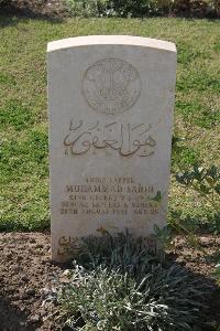 Ismailia War Memorial Cemetery - Muhammad Sadiq, 